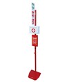 Piantana porta-estintore con coperta e cassetta pronto soccorso Safemax SafeHUB Piantana porta-estintore con coperta e cassetta pronto soccorso Safemax SafeHUB