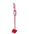 Piantana porta-estintore con coperta e cassetta pronto soccorso Safemax SafeHUB Piantana porta-estintore con coperta e cassetta pronto soccorso Safemax SafeHUB