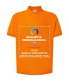 Polo personalizzata da uomo stampa fronte Polo personalizzata da uomo stampa fronte