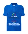 Polo personalizzata da uomo stampa fronte Polo personalizzata da uomo stampa fronte
