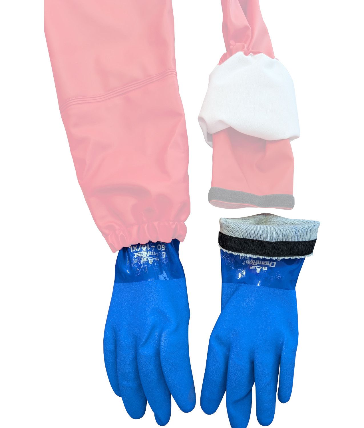 Guanti di ricambio per tuta antipuntura Safemax