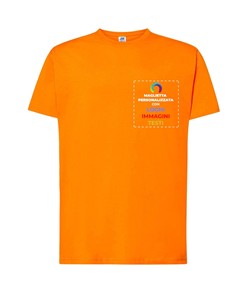 T-shirt personalizzata con stampa lato cuore