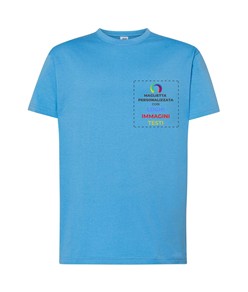 T-shirt personalizzata con stampa lato cuore
