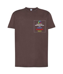 T-shirt personalizzata con stampa lato cuore