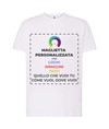 T-shirt personalizzata con stampa fronte T-shirt personalizzata con stampa fronte