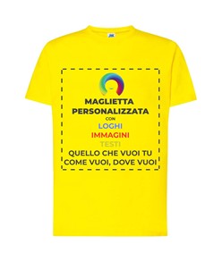 T-shirt personalizzata con stampa fronte