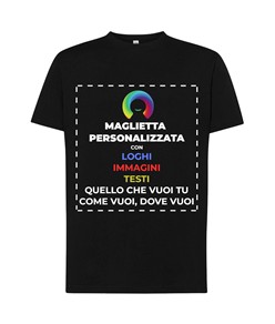 T-shirt personalizzata con stampa fronte