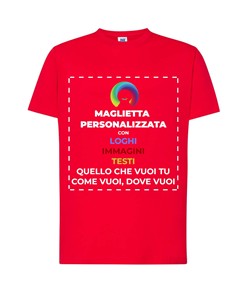 T-shirt personalizzata con stampa fronte