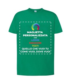 T-shirt personalizzata con stampa fronte