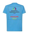 T-shirt personalizzata con stampa su schiena T-shirt personalizzata con stampa su schiena