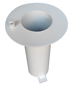 Paletto parapedonale Safemax bianco in ferro Paletto parapedonale Safemax bianco in ferro