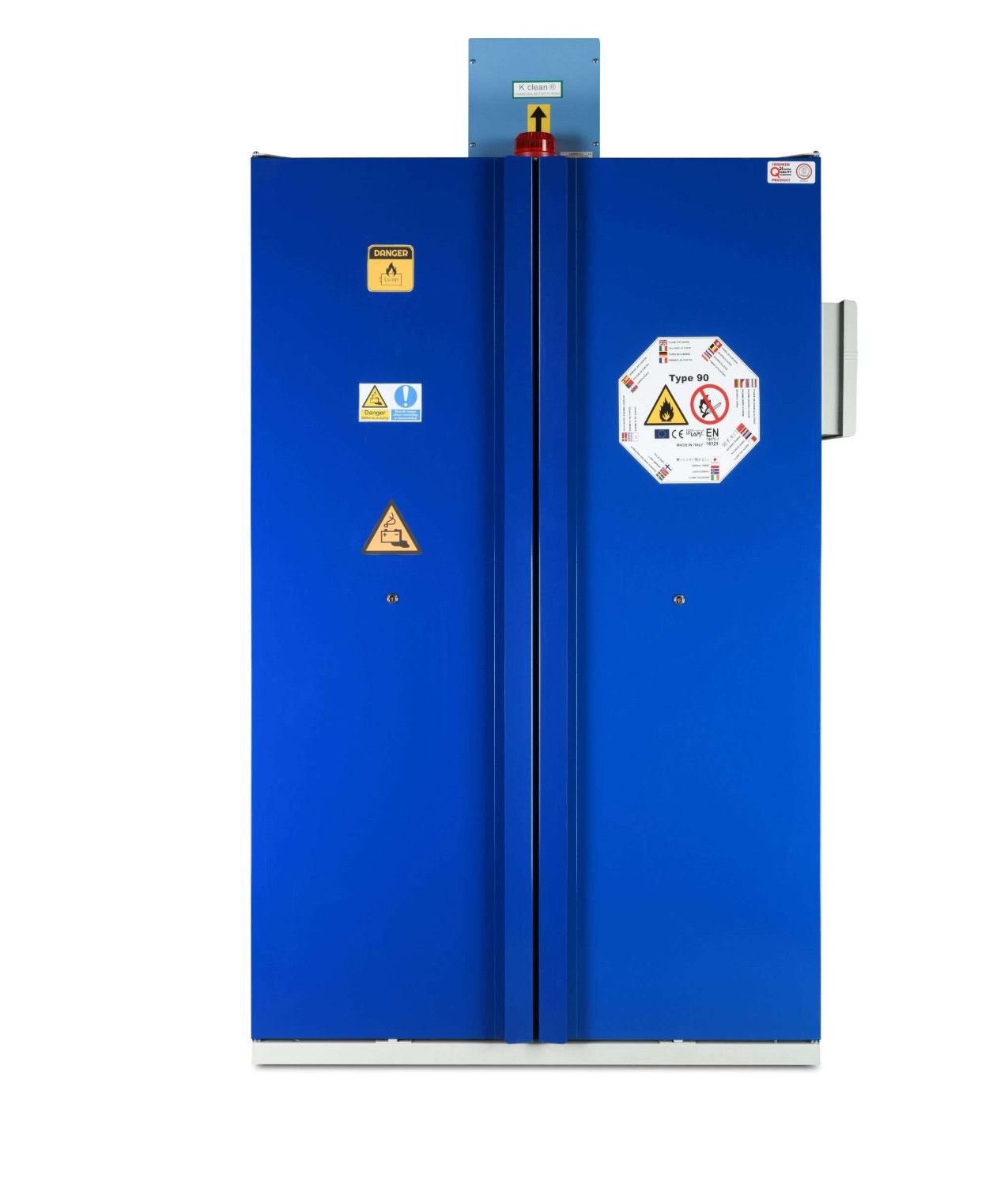 Armadio per stoccaggio batterie a litio