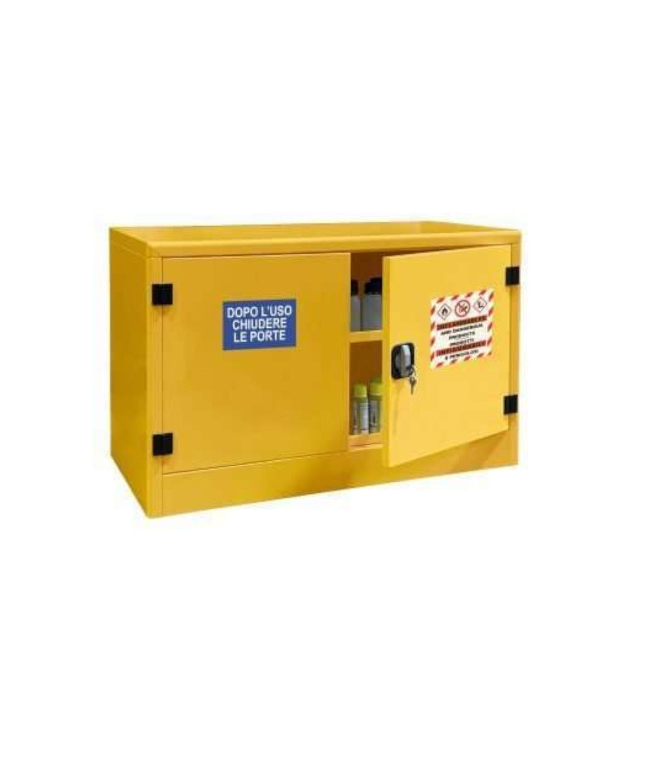 Armadio per liquidi infiammabili a due ante