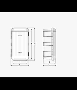 Cassetta porta estintore