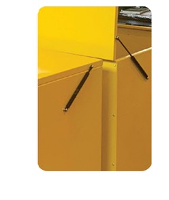 Contenitore ECO-STAZIONE apertura servoassistita