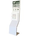 Totem metallico per defibrillatore