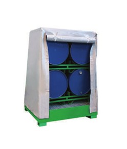 Telo di copertura in pvc per vasche di raccolta