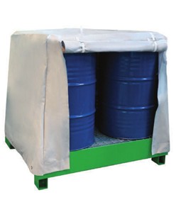 Telo di copertura in pvc per vasche di raccolta