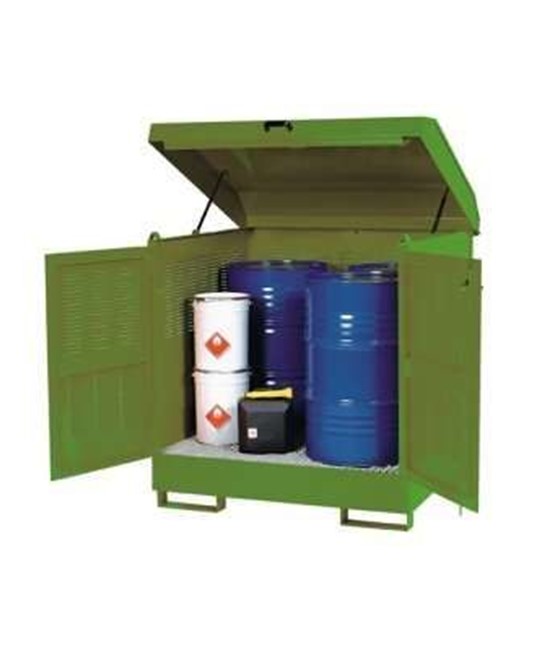 Vasca di raccolta a tenuta stagna coperta Vasca di raccolta a tenuta stagna coperta