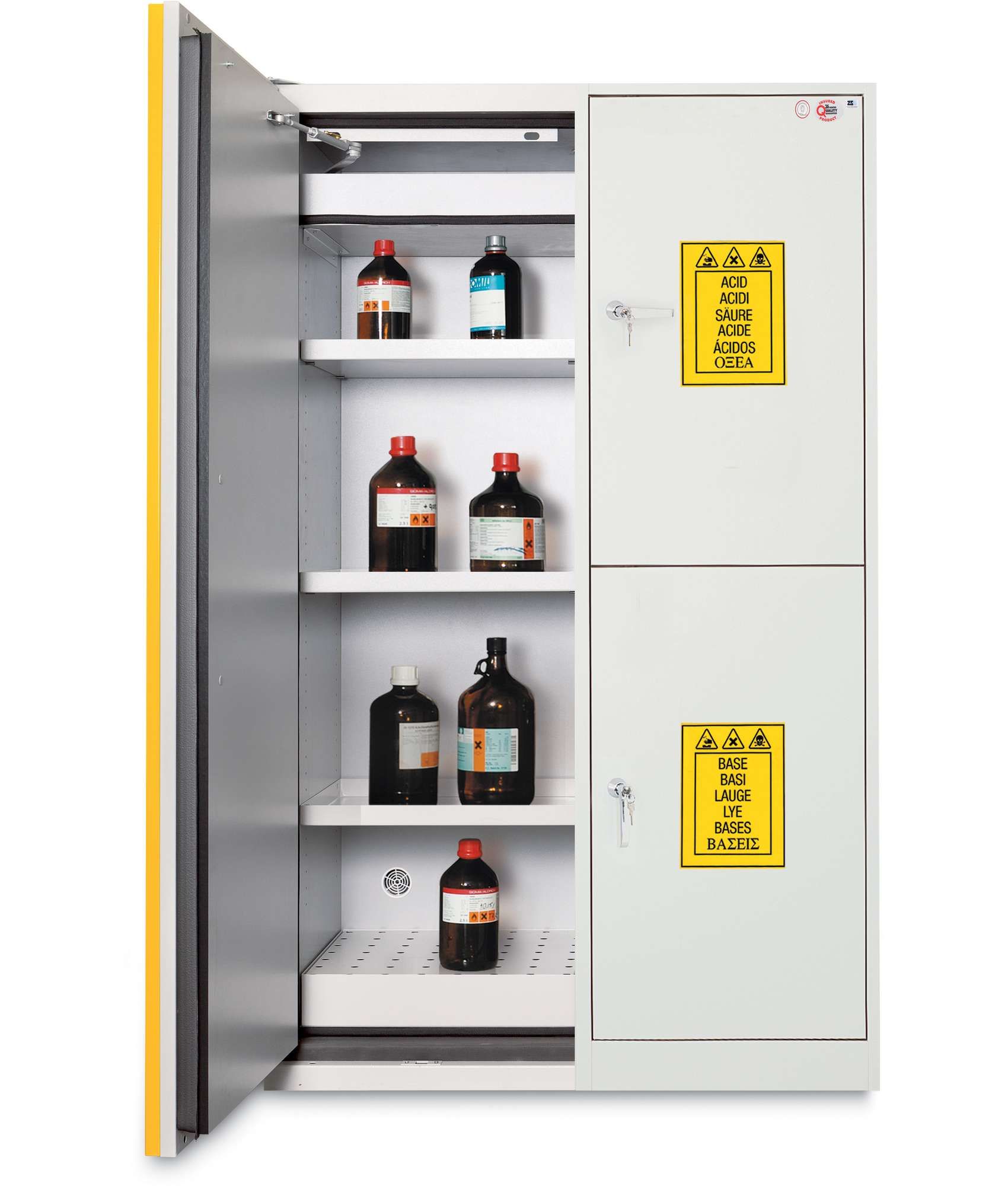 Armadio coibentato per prodotti infiammabili acidi e basi  Combistorage 3C