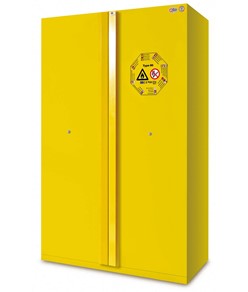 Armadio ignifugo giallo a 2 porte per prodotti infiammabili  Fire MY11