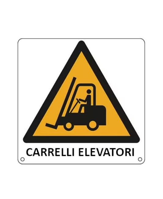 Cartello di pericolo 'carrelli elevatori' SEG E400901