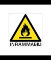 Cartello di pericolo 'infiammabili'