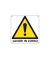 Cartello di pericolo 'lavori in corso'