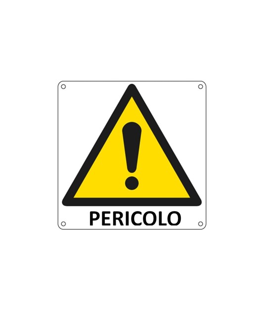 Cartello di pericolo 'pericolo' Cartello di pericolo 'pericolo'