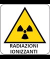 Cartello di pericolo 'radiazioni ionizzanti'