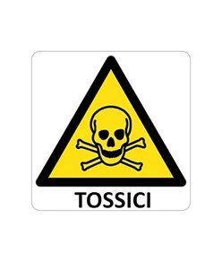 Cartello di pericolo 'tossici'