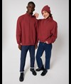 La felpa squadrata unisex con mezza zip, mano secca Stanley Stella Miller Dry