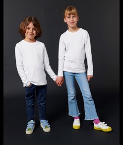 L'iconica t-shirt maniche lunghe da bambino Stanley Stella Mini Hopper