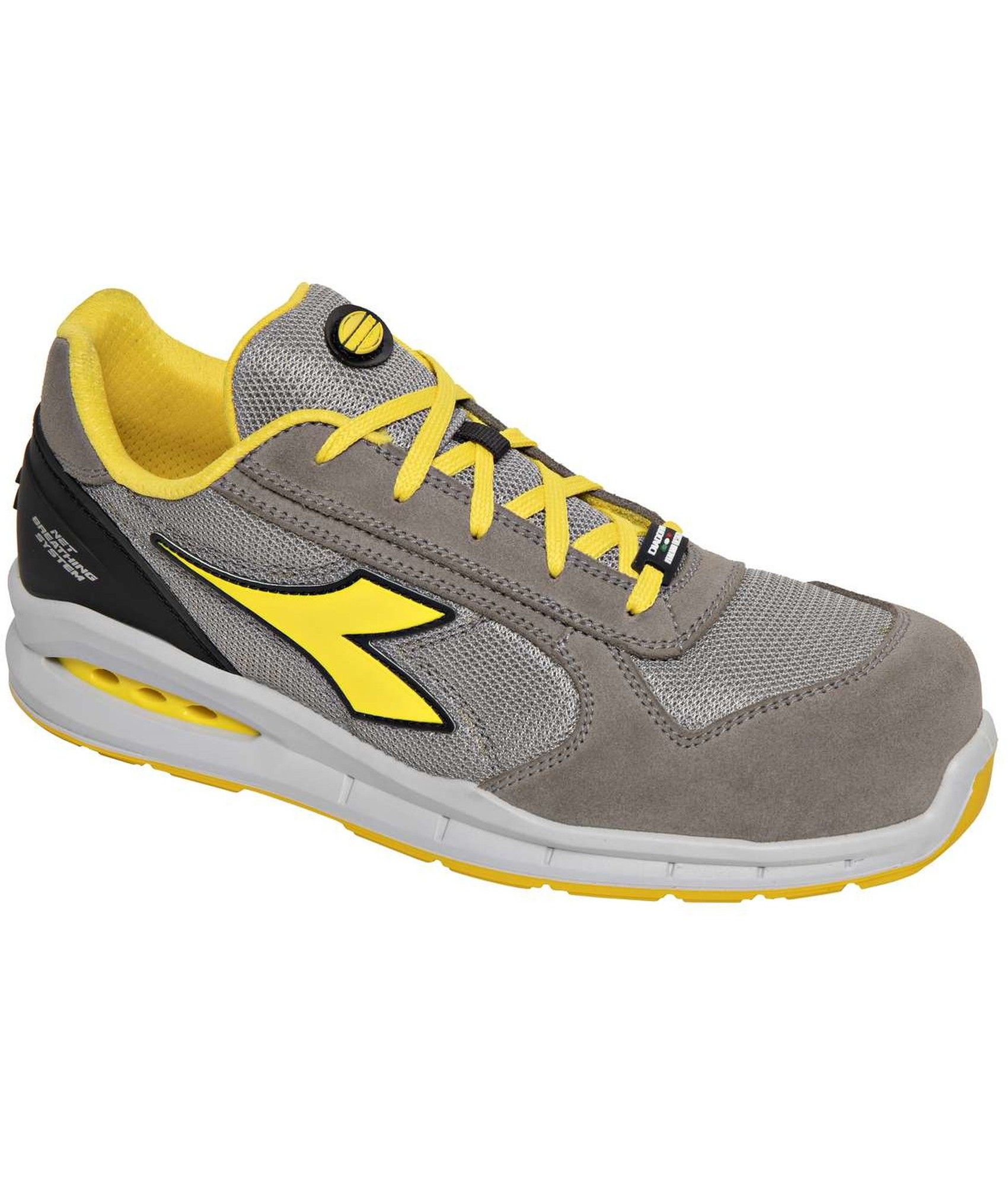 Scarpe antinfortunistiche basse impermeabili S1P Diadora Run Net Airbox Low