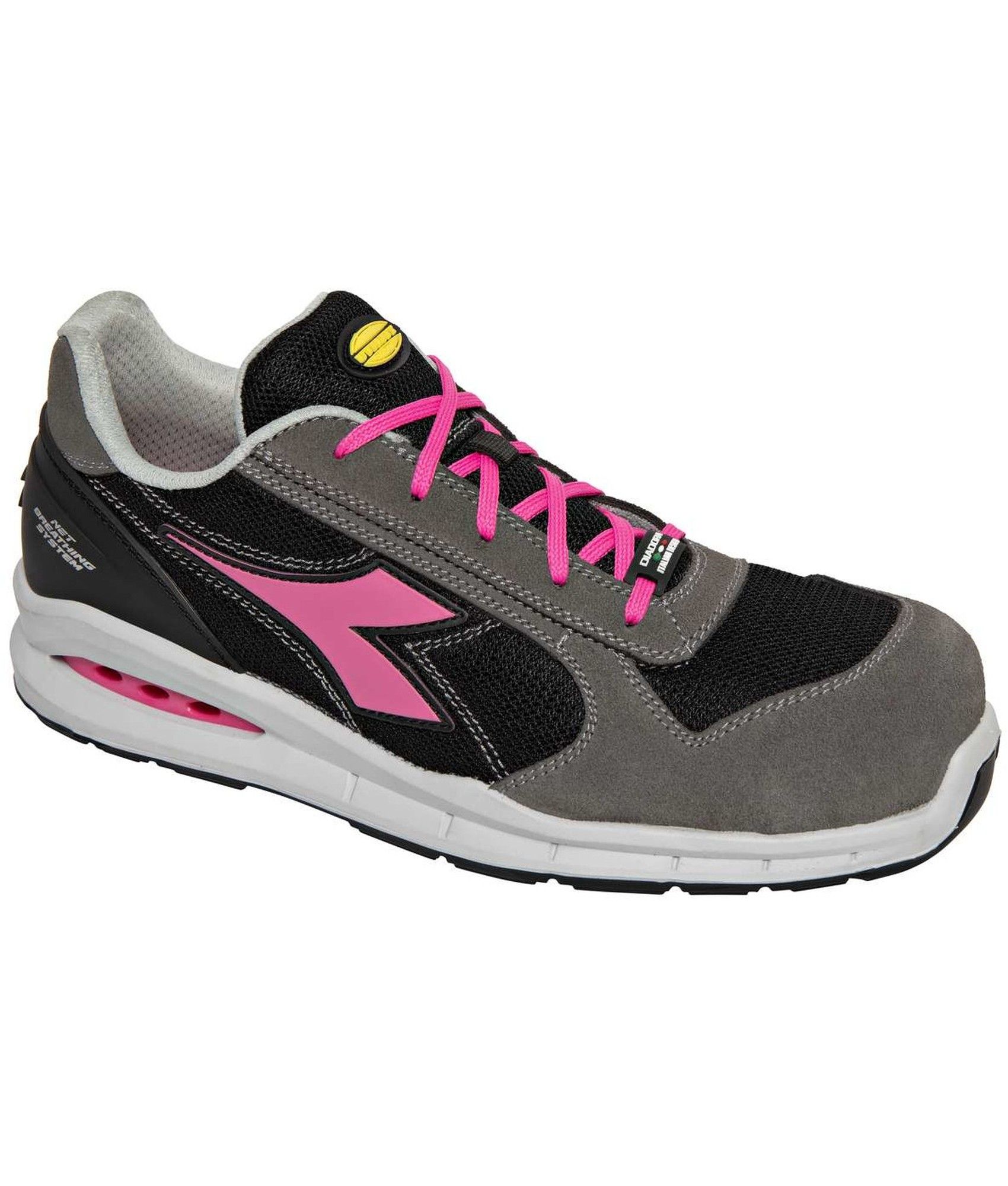 Scarpe antinfortunistiche basse impermeabili S1P Diadora Run Net Airbox Low