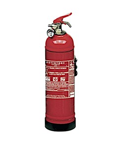 Estintore a polvere con manometro 2 kg
