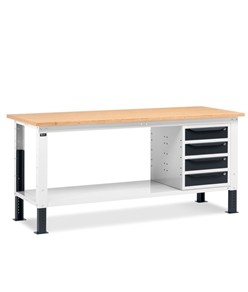 Banco da lavoro con quattro cassetti Fami Work Up