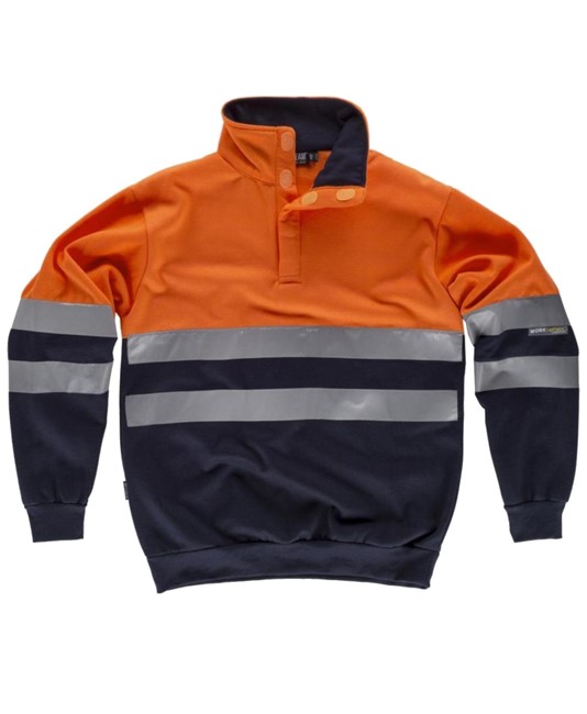 Felpa da lavoro ad alta visibilità Workteam Felpa da lavoro ad alta visibilità Workteam