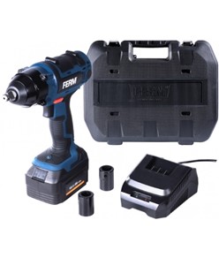Trapano avvitatore ad impulsi portatile 18V FERM Trapano avvitatore ad impulsi portatile 18V FERM