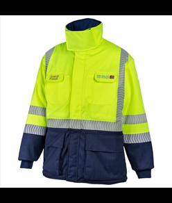 Giacca per cella frigo ad alta visibilità Gold Freeze Hi-Glo® HV25