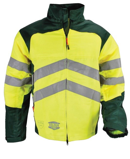 Giacca antitaglio alta visibilità Solidur Glow HVVE Giacca antitaglio alta visibilità Solidur Glow HVVE