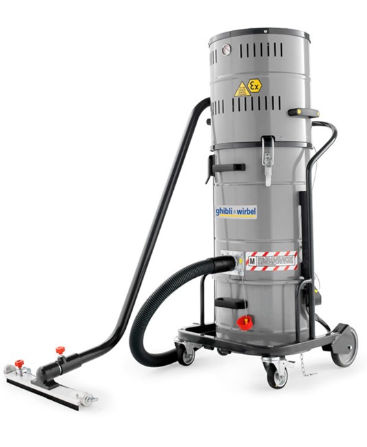 Aspiratore solidi liquidi carrellato a tre motori Ghibli & Wirbel InDust AX20 Aspiratore solidi liquidi carrellato a tre motori Ghibli & Wirbel InDust AX20