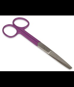 Forbici rette punte alterne in acciaio INOX