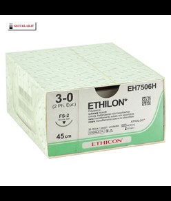 Sutura monofilamento ago 19 mm  Ethilon