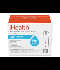 Strisce glucosio per modello  iHEALTH