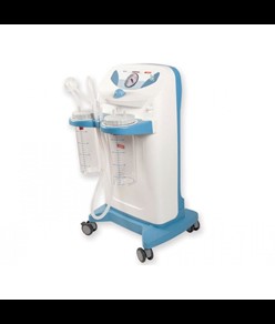 ASPIRATORE HOSPI PLUS 2 vasi x 4 l 110V con pedale, regolatore flusso