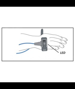 SENSORE SPO2 NEONATALE per 34341 fino a N. di serie XCU052QF005021, 33698, 34342