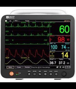 MONITOR MULTIPARAMETRICO GIMA K15 TOUCHSCREEN - ECG 12 derivazioni