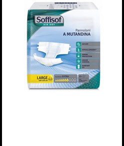 confezioni di pannolini per incontinenza  Soffisof air dry