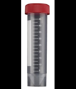 Provette per centrifughe graduate con tappo sterili